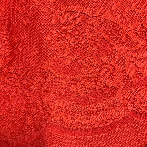 Zara Trafalgar women’s sleeveless v neck fitted mini dress side zip lacy floral - Picture 4 of 6